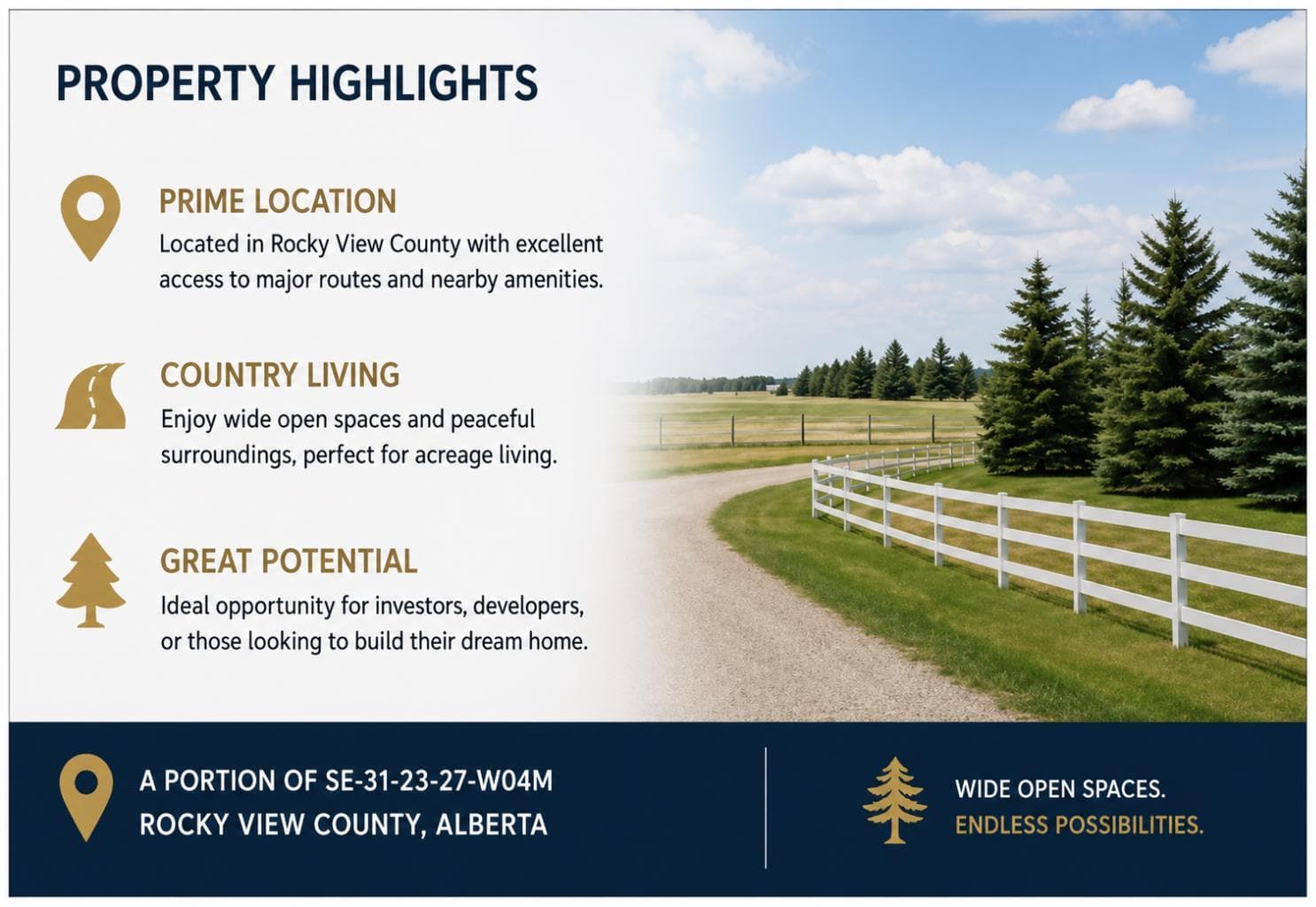 Lot 4, 235112 Range Road 275A  