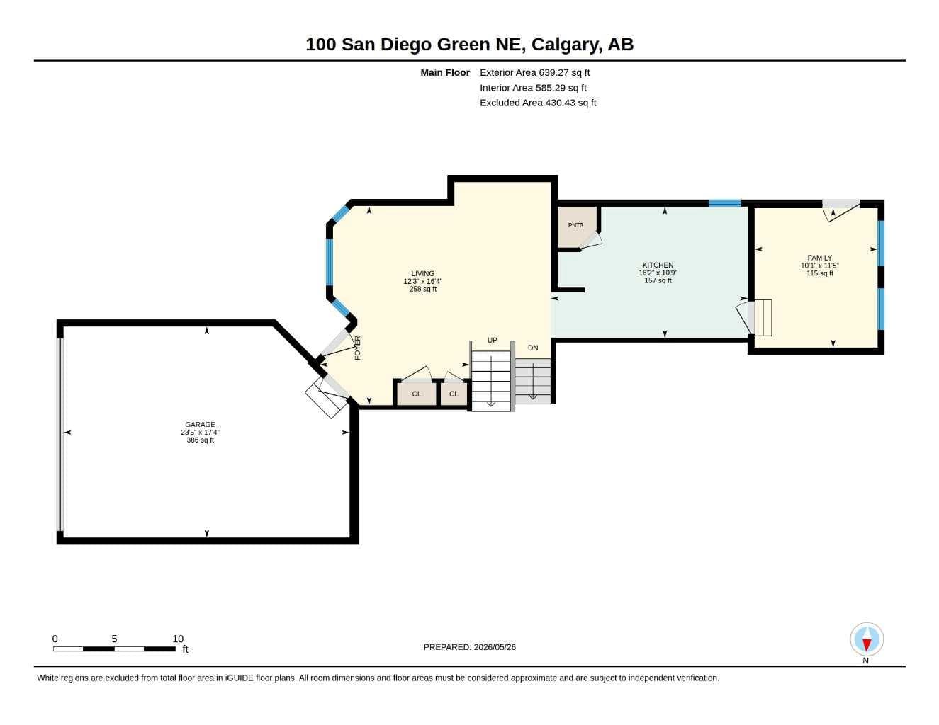 100 SAN DIEGO Green NE