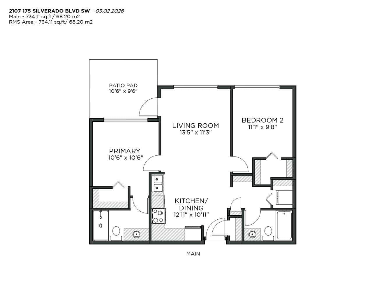 2107, 175 Silverado Boulevard SW