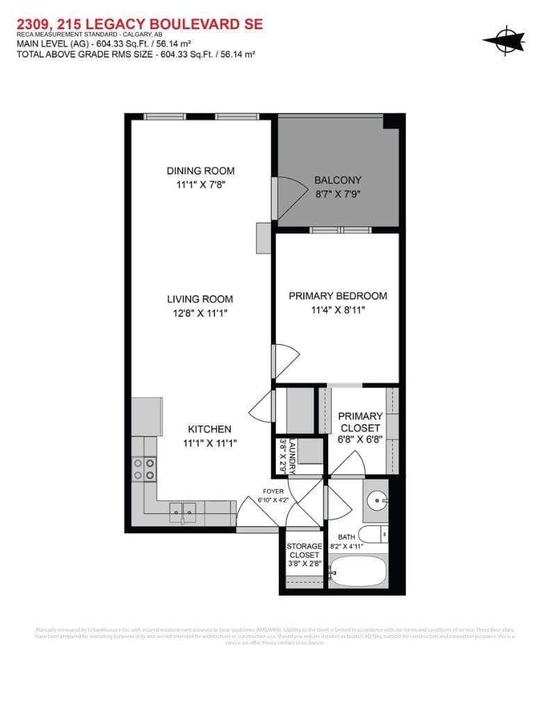 2309, 215 Legacy Boulevard SE
