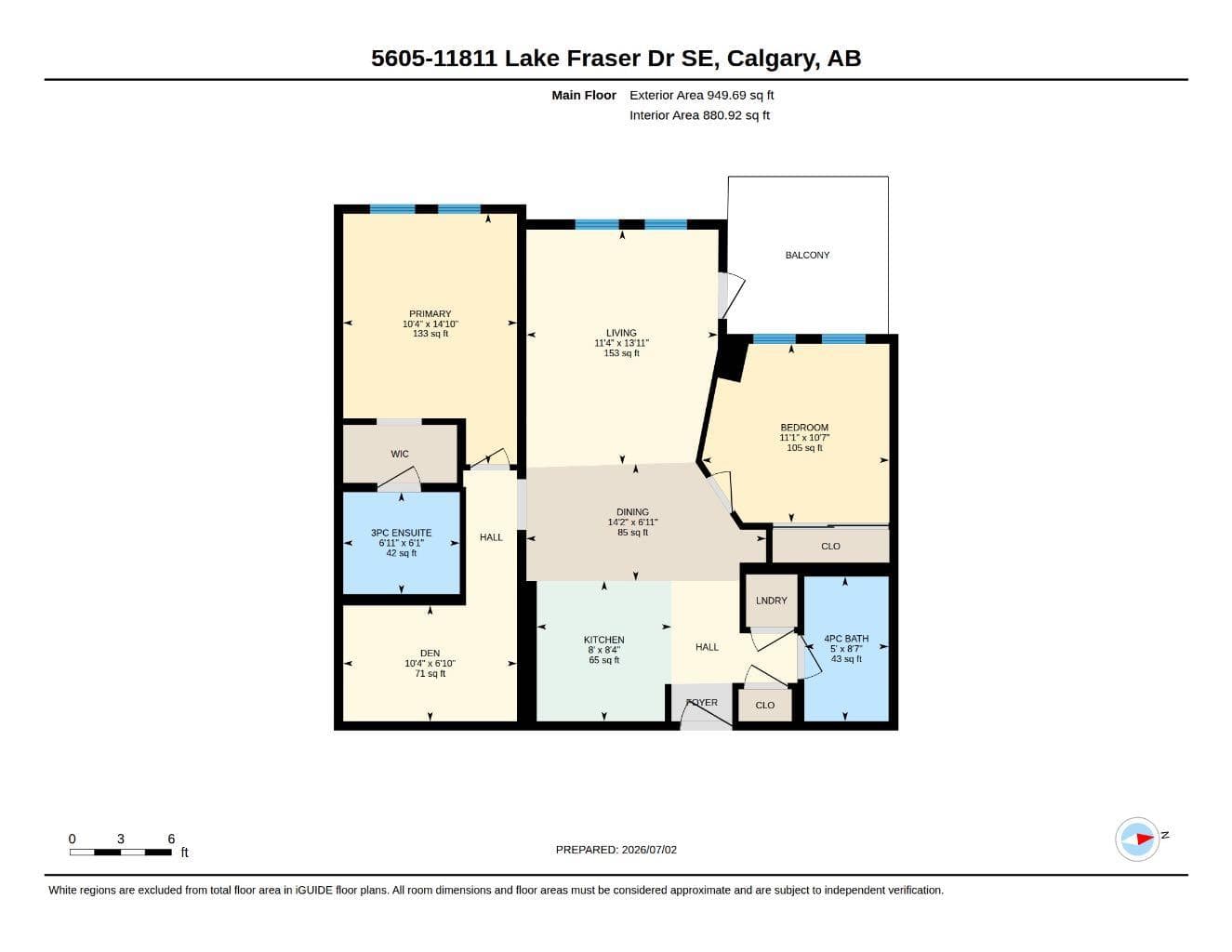 5605, 11811 Lake Fraser Drive SE