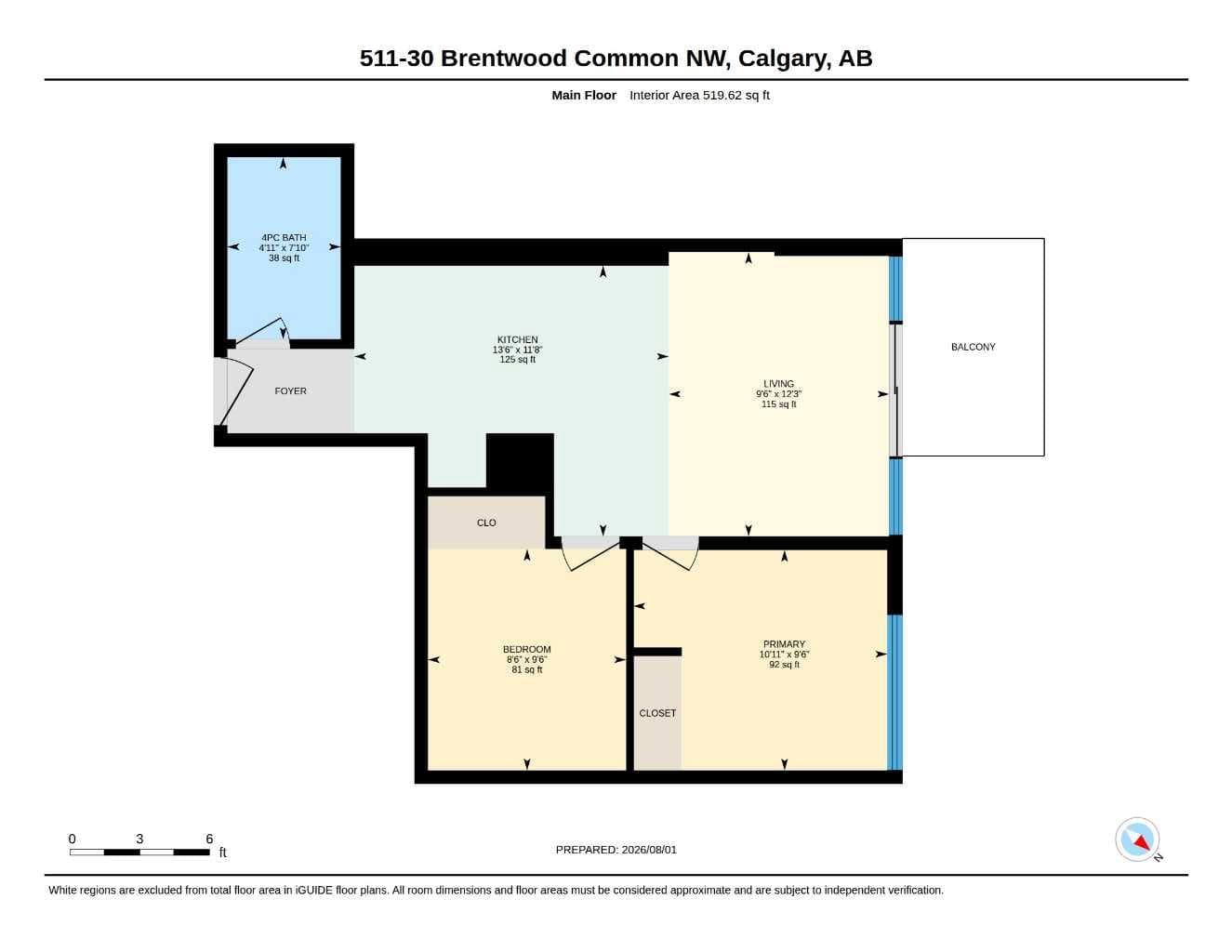 511, 30 Brentwood Common NW
