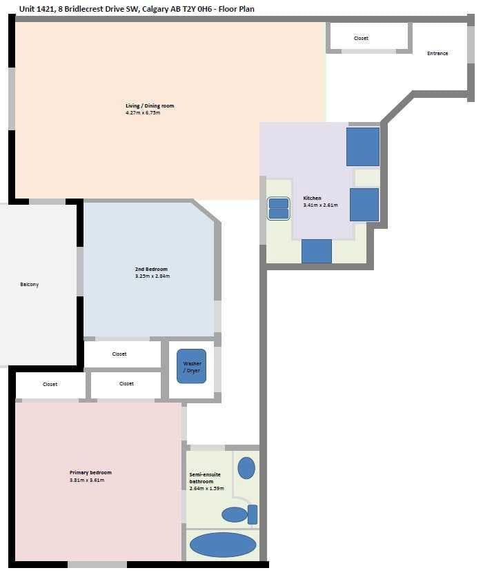 1421, 8 Bridlecrest Drive SW