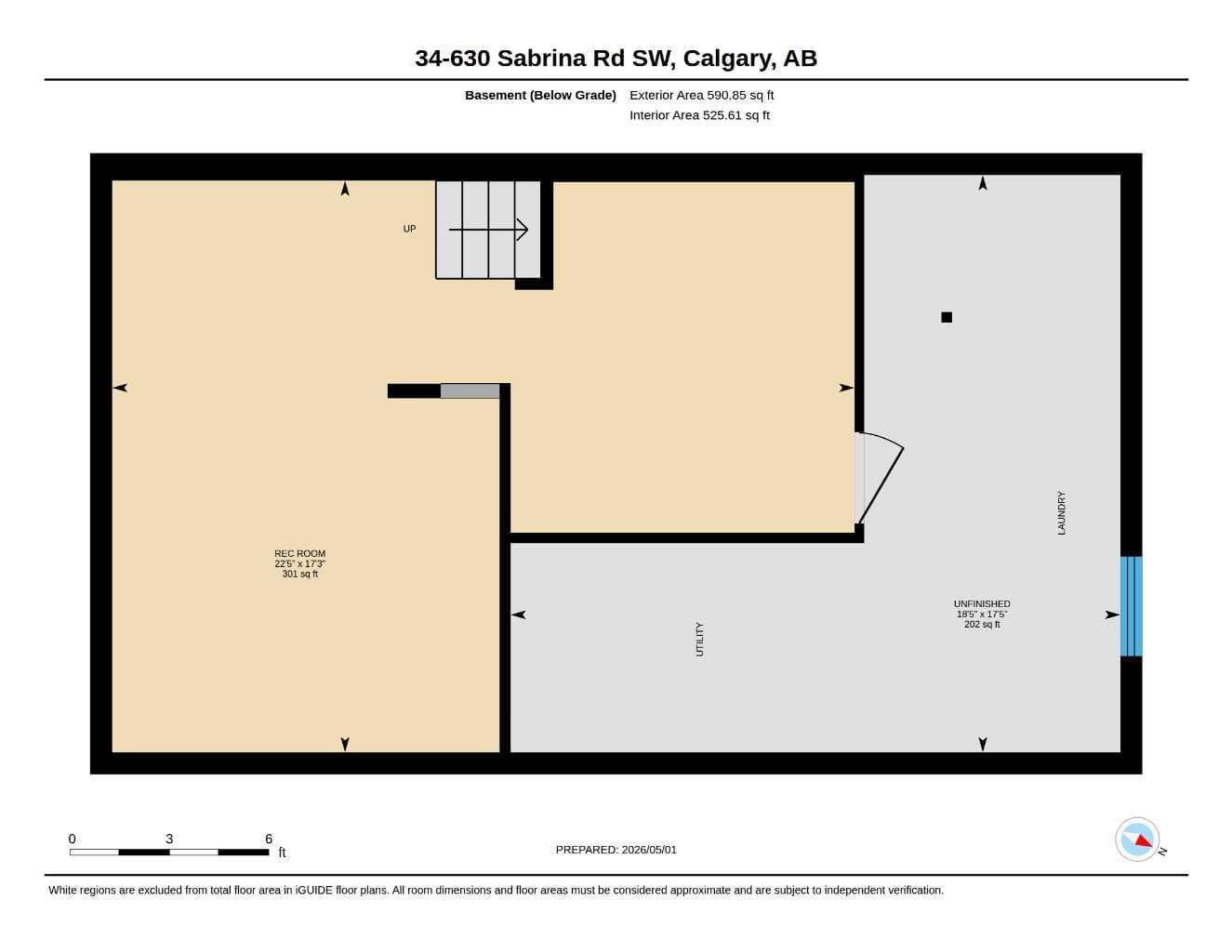 34, 630 Sabrina Road SW